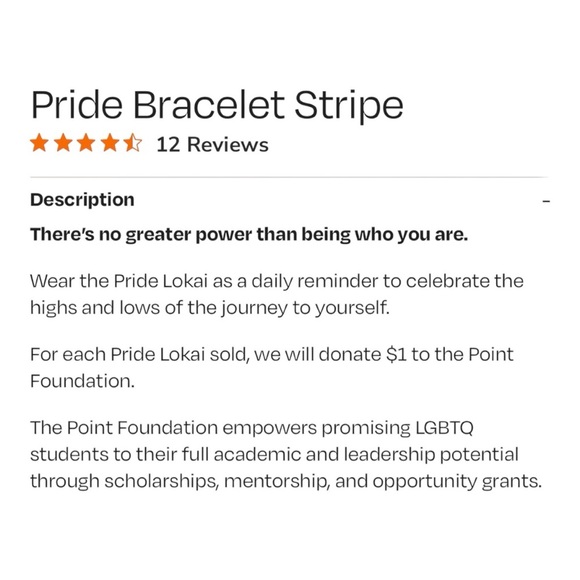 LOKAI XL Unisex Pride Bracelet - Rainbow and White NWT - Picture 5 of 14